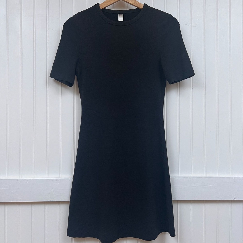 American Apparel Mini Dress Small Gothic Minimalist Classy Black Bodycon Y2K